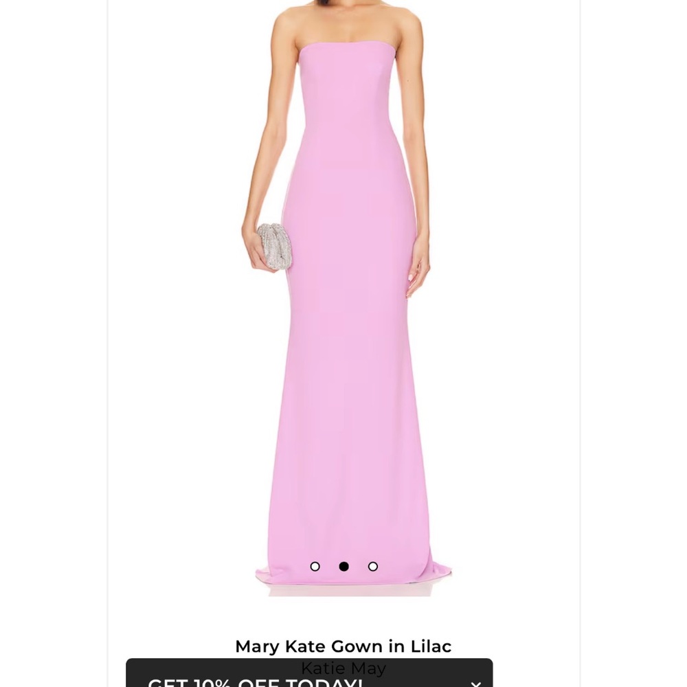 Strapless Lilac Gown
